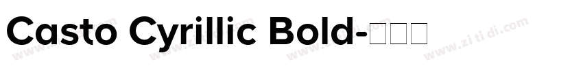 Casto Cyrillic Bold字体转换 Casto Cyrillic Bold字体转换